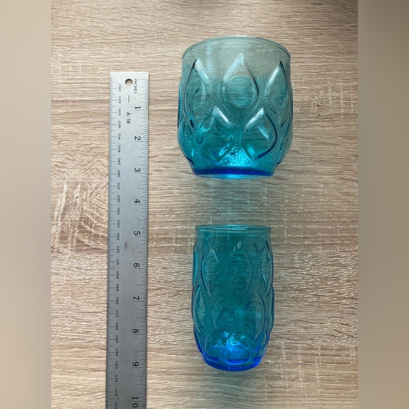 Anchor Hocking Blue Madrid Glass - Set of 5 Glasses 💙✨💙✨ - Picture 4 of 7